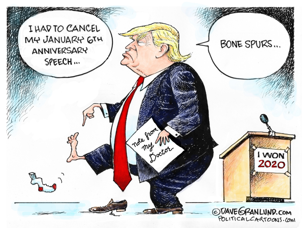 Trump cancels Jan 6 anniversary speech