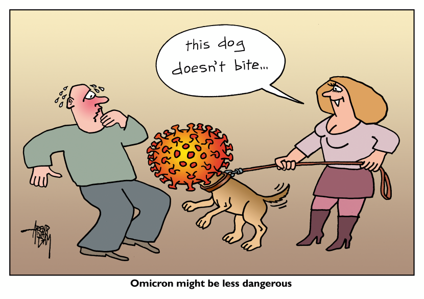 Omicron less dangerous