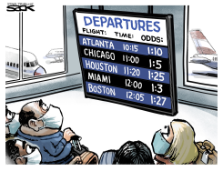 FLIGHT DELAYS by Steve Sack