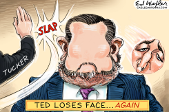 CRUZ LOSES FACE AGAIN by Ed Wexler
