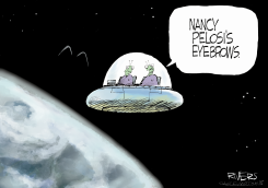 PELOSI’S EYEBROWS by Rivers