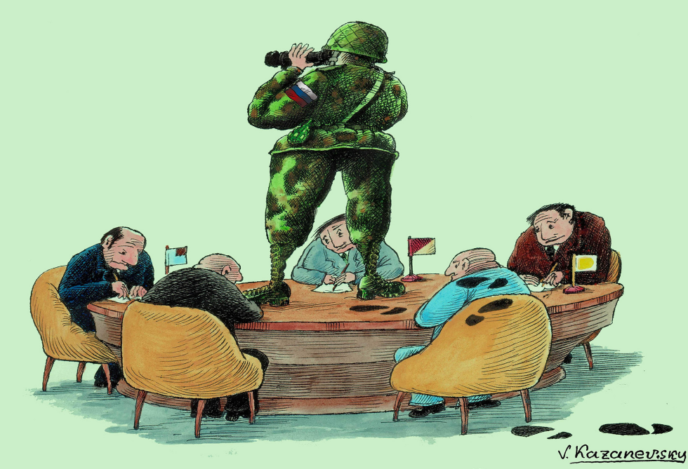 Political negotiations and Russia
