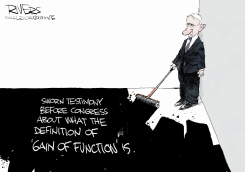 FAUCI CORNERED by Rivers