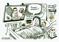 DJOKOVIC AND COVID by Jimmy Margulies