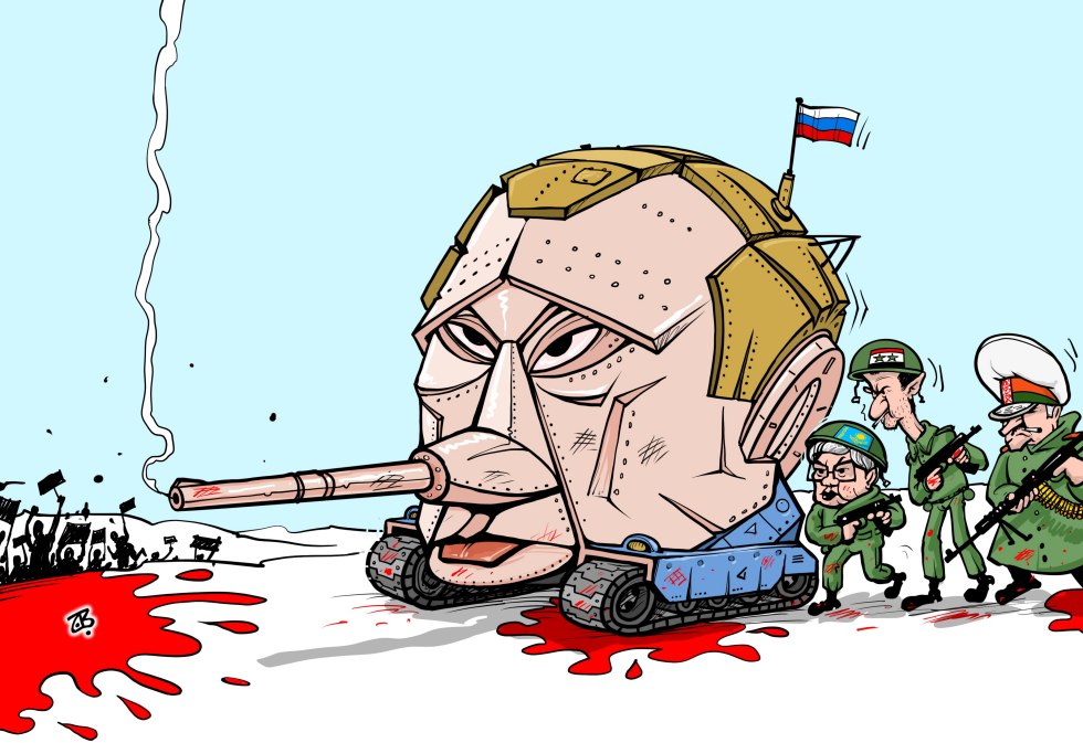 Putin , The protector of dictators