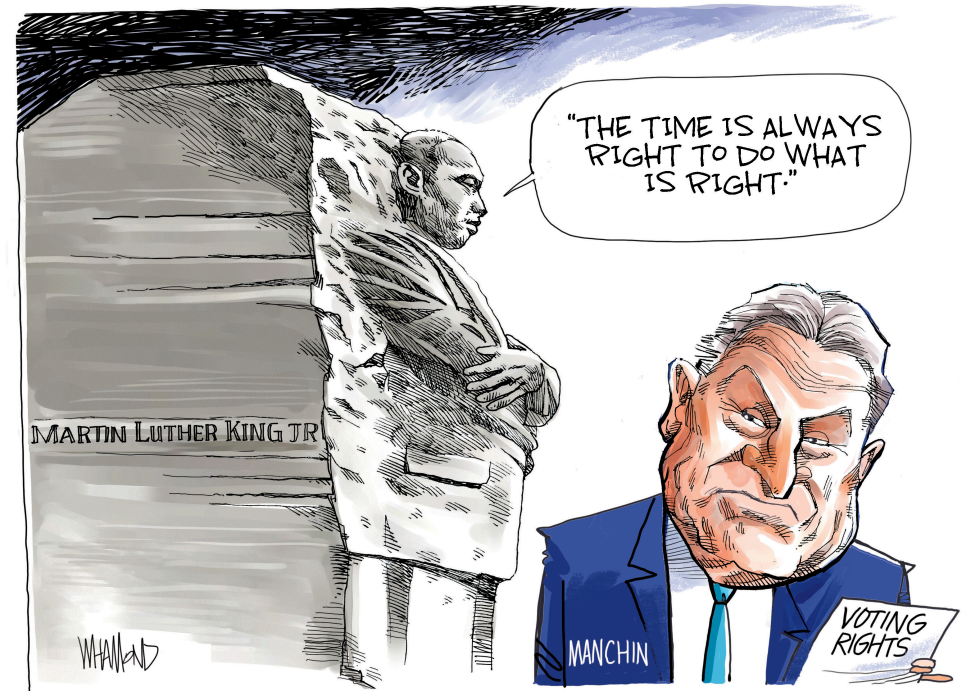 Manchin and MLK Jr