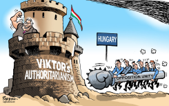 FIGHTING VIKTOR ORBAN by Paresh Nath