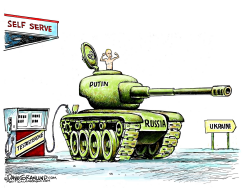 PUTIN EYEING UKRAINE by Dave Granlund