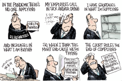 MANDATE ENDS by Joe Heller