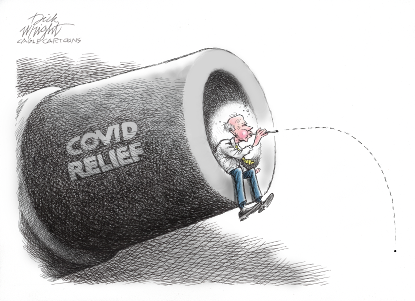 Biden Sends COVID Relief