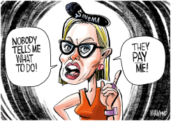 SINEMA IS ALL THEATER  by Dave Whamond