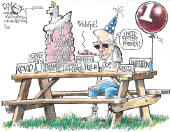 BIDEN'S FIRST YEAR by John Darkow