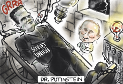 PUTIN MEETS FRANKENSTEIN by Jeff Koterba