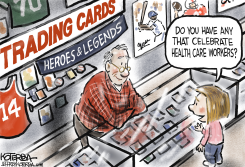 HEALTH CARE HEROES  by Jeff Koterba