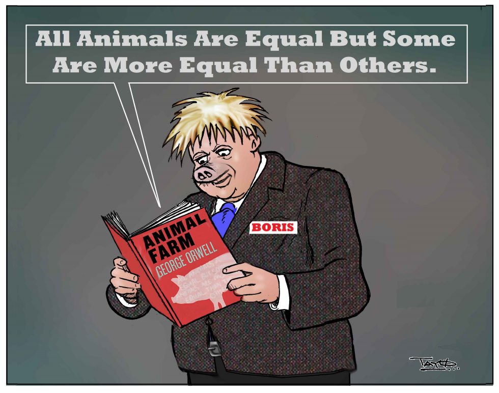 Prime Minister Boris Johnson-  Animal Farm