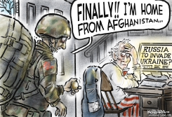 AFGHANISTAN, UKRAINE, RUSSIA by Jeff Koterba