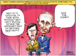 RUSSIAN TALKING POINTS by Dave Whamond