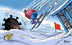 BEIJING OLYMPICS AND COVID by Paresh Nath