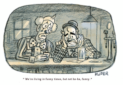 LIVING IN FUNNY TIMES by Peter Kuper