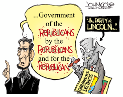 THE PARTY OF GERRYMANDERING by John Cole