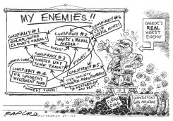 MY ENEMIES by Zapiro