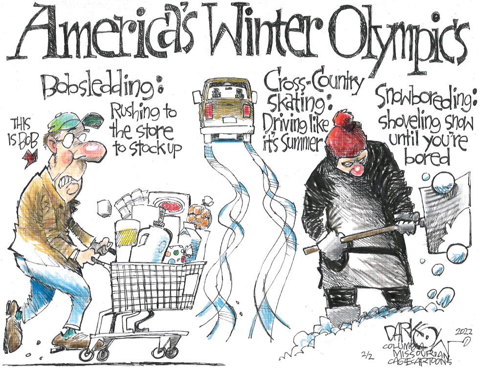 AMERICA'S WINTER OLYMPICS by John Darkow