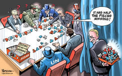 PUTIN JIGSAW PUZZLE by Paresh Nath