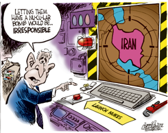 BUSH MAY NUKE IRAN by Patrick Corrigan
