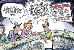 TOM BRADY by Joe Heller