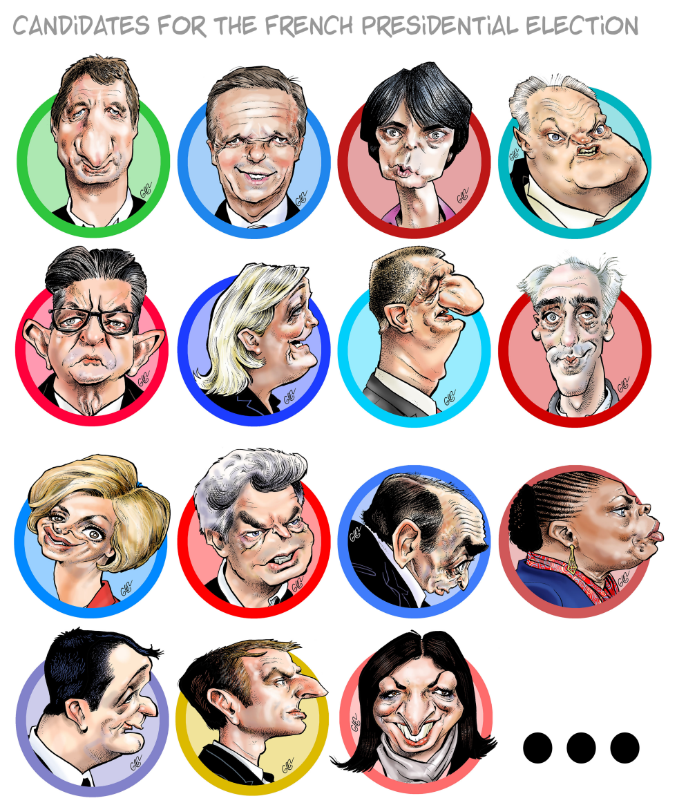 Candidates for the French Presidential Election