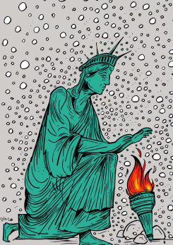 WARM LADY LIBERTY by Oguz Gurel