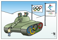OLYMPIC WINTERGAMES CHINA by Arend van Dam
