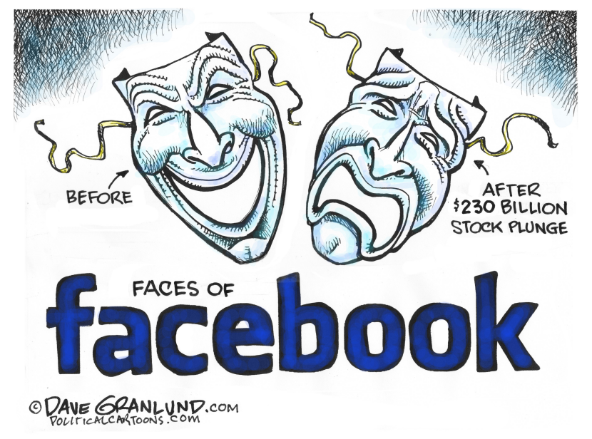 Facebook stock plunge