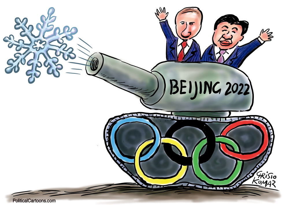 Putin and Xi at Beijing Olympics