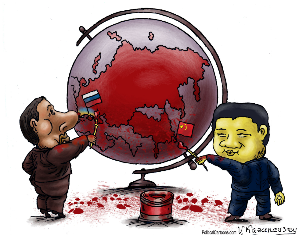 Meeting of Xi Jinping and Putin