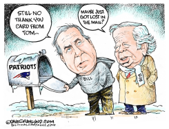 WAITING FOR TOM BRADY THANK YOU by Dave Granlund