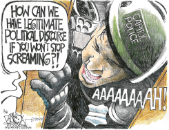 LEGITIMATE POLITICAL DISCOURSE by John Darkow