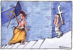 MARK THREATENS EUROPE by Tchavdar Nikolov