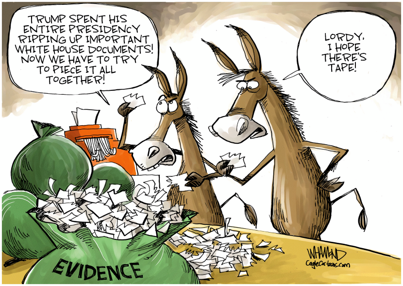 Trump tore up documents