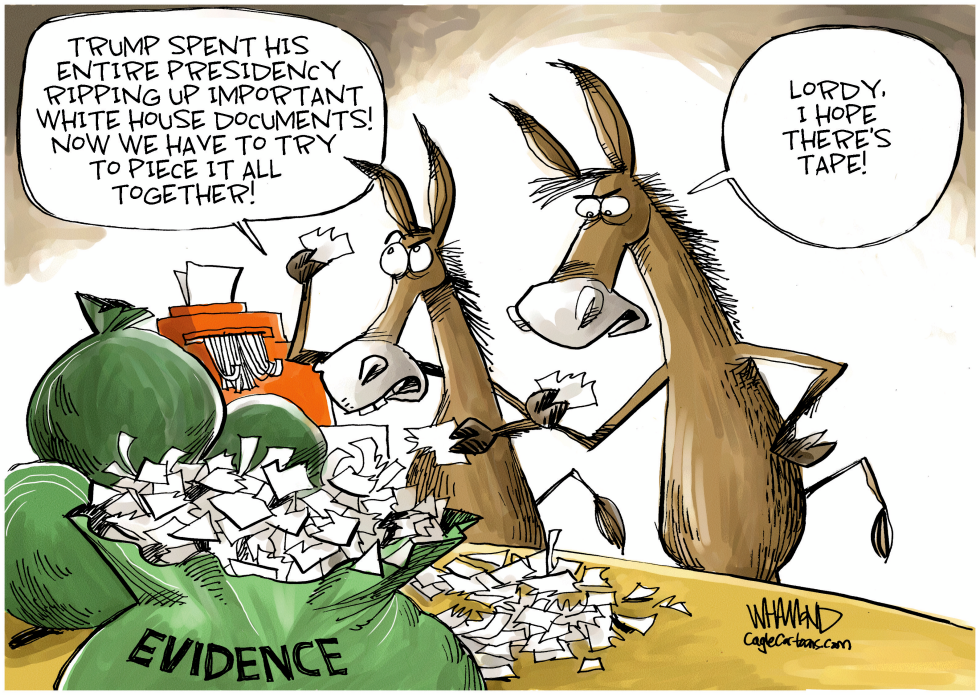Trump tore up documents