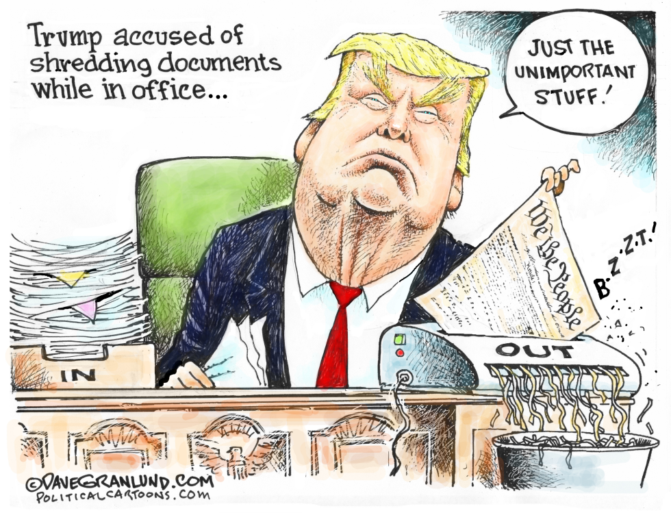 Trump shredded documents