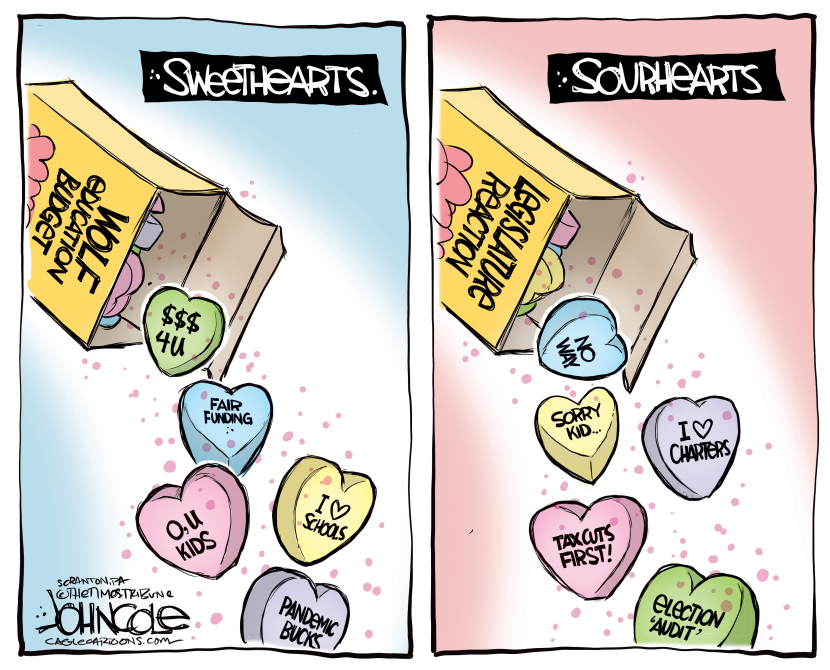 LOCAL PA - Budget sweethearts and sourhearts
