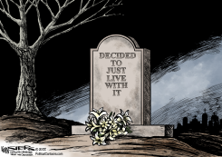 NOT LIVING WITH COVID by Kevin Siers