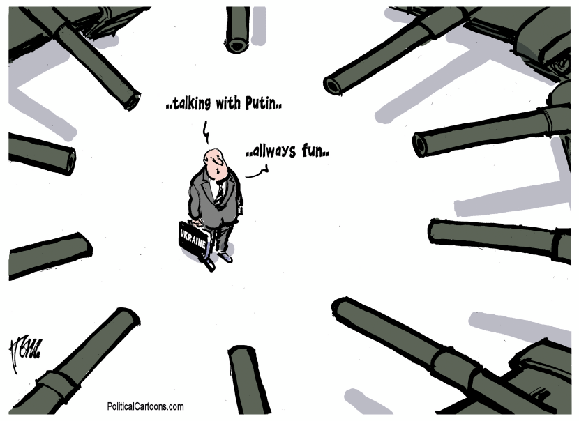 talking with Putin