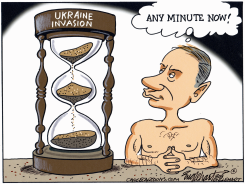 PUTIN ON THE VERGE by Bob Englehart