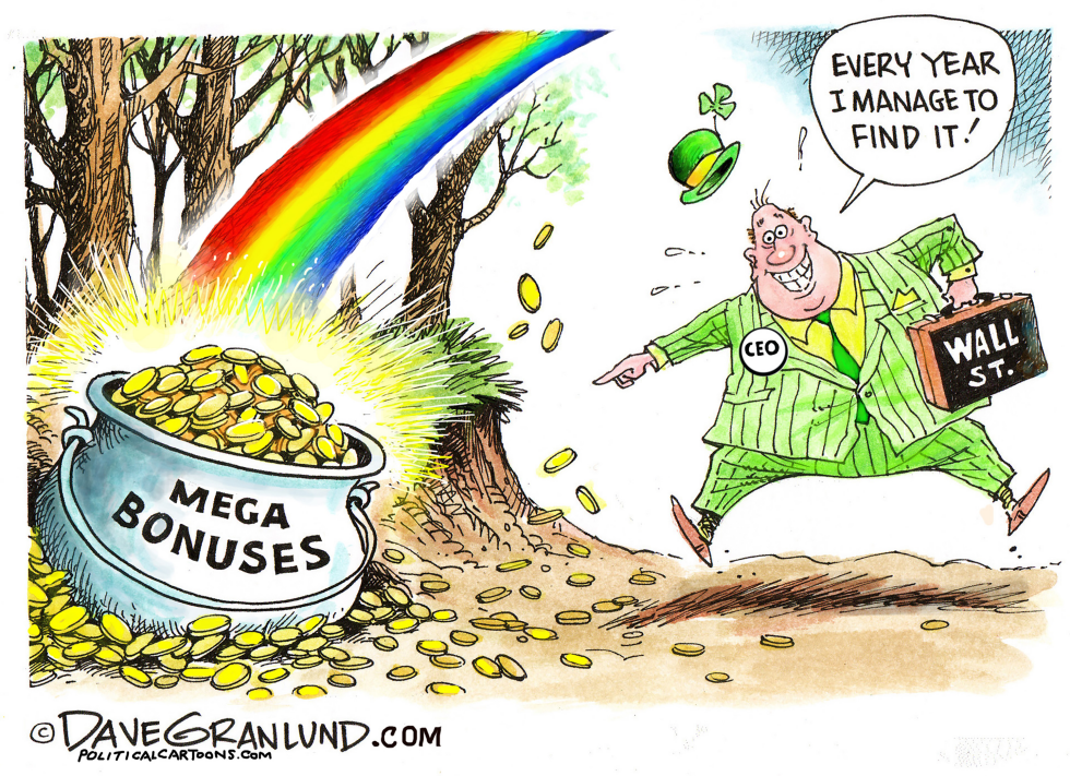 CEOs and pots of gold