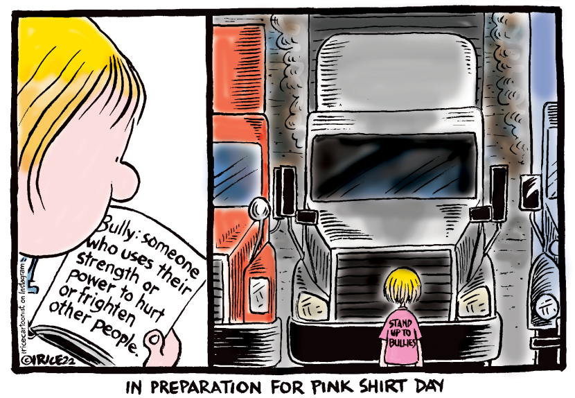 In Preparation For Pink Shirt Day
