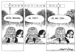 PROSECUTIONS ROAD by Zapiro