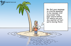 MESSAGE IN A BOTTLE by Bruce Plante