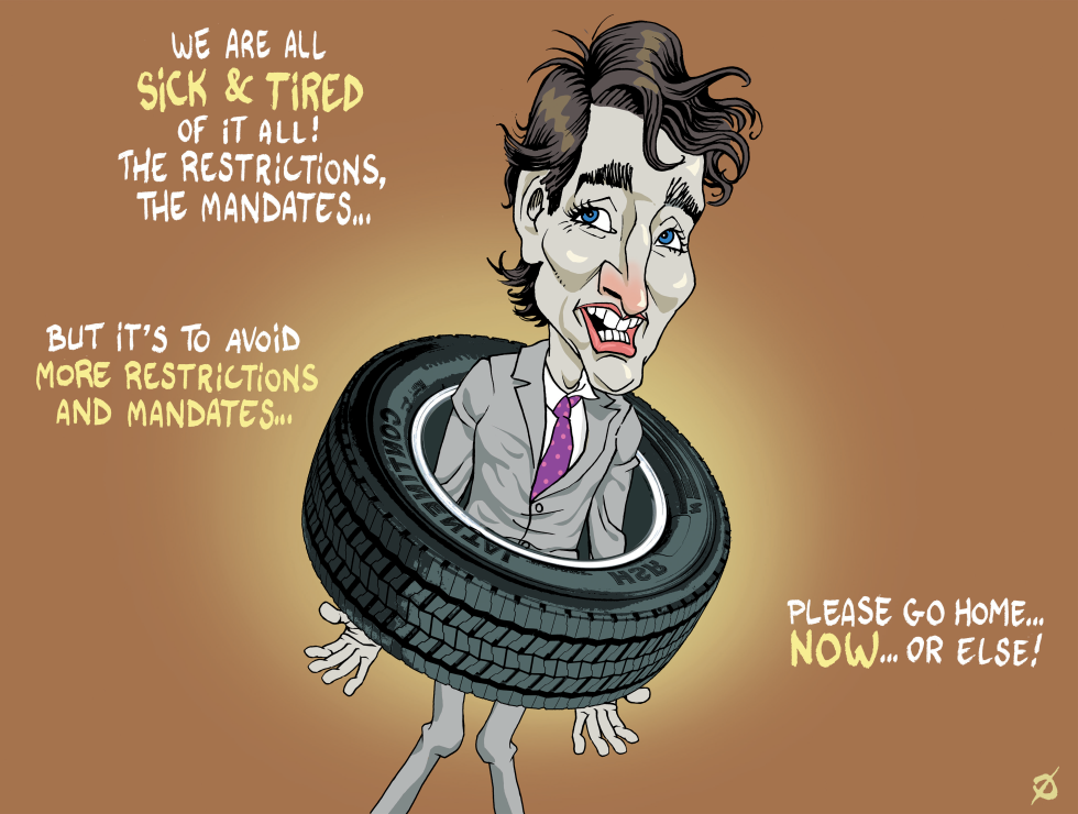 TIRED TRUDEAU